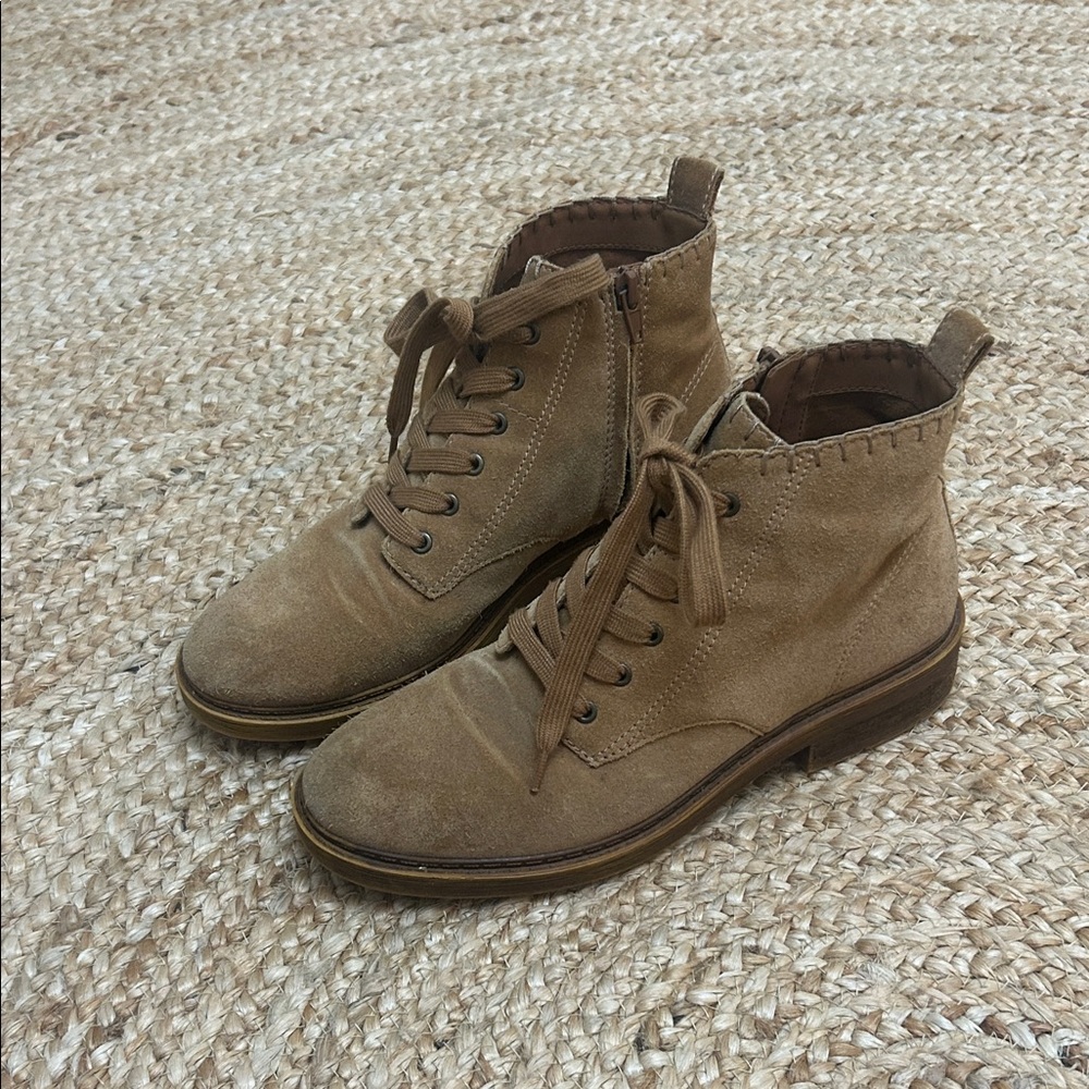 Zodiac Brown Lace-Up Ankle Boots
